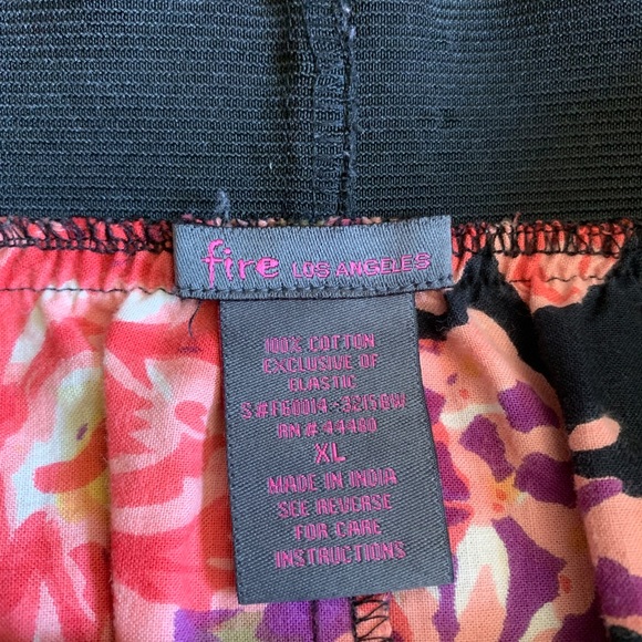 Fire LA Bright Floral Skirt - Picture 2 of 4